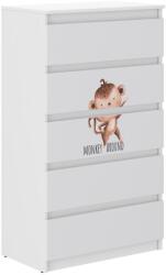 Komód 5 fiókos - R5 majom