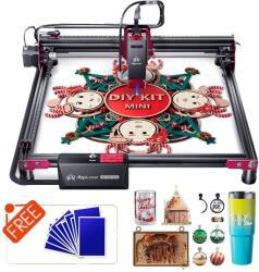  Lézergravírozó, mini méretű, kiváló precíziós vágás, barkács KIT MINI 5W 1