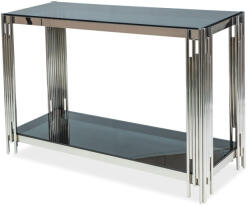 Signal Fossil C Króm Konzolasztal Edzett Füstüveg Modern