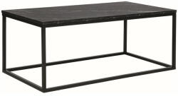 Signal Rossi A Márvány Hatású Laminált Dohányzóasztal Fekete