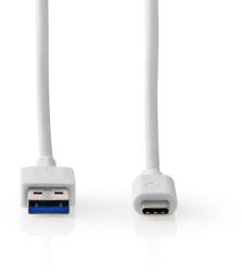 Nedis CCGW61600WT10 USB 3.2 Gen 1, USB-A plug - USB-C (USB-C) plug cablu, 60W, 1m (CCGW61600WT10)