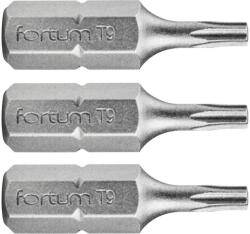 Fortum TORX hegyű, 3 darabos készlet, T 9 x 25 mm, S2 4741409 (4741409)