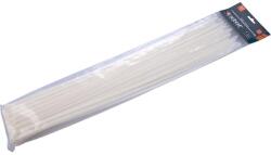 Extol pásky stahovací na kabely bílé, 540 x 7, 6 mm, 50ks, nylon PA66 8856122 (8856122)