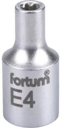Fortum belső TORX dugókulcsfej, 1/4", E 4, L 25 mm 4701704 (4701704)
