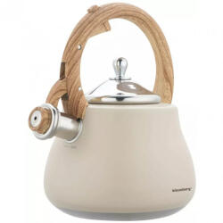Klausberg Ceanic cu fluier Klausberg KB 7919, 2, 8 l, Maner izolat termic, Inductie, Bej (KB 7919)