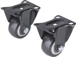 Extol kolečka pevná s PVC obručí, sada 2ks, průměr 40 mm 8856012 (8856012)