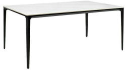 King Home SLIM 140 Étkezőasztal Kerámia Fehér Márvány Hatású (KHM-KH1501100159)