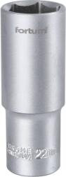 Fortum hlavice nástrčná prodloužená 1/2", 22 mm, L 77 mm 4700522 (4700522)
