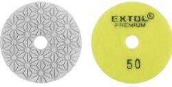 Extol kotouč diamantový leštící na obklady, průměr 100 mm, P50, suchý zip 8803090 (8803090)