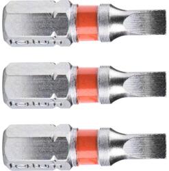 Fortum lapos hegyű 3 db-os készlet, 4 x 25 mm, S2 4741104 (4741104)