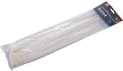 Extol pásky stahovací na kabely bílé, 380 x 7, 6 mm, 50ks, nylon PA66 8856120 (8856120)