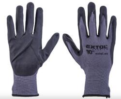 Extol nejlonkesztyű, varrás nélküli, félig nitrilbe mártott, 10"-es méret 8856682 (8856682)