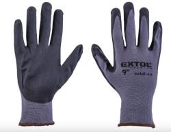 Extol nejlonkesztyű, varrás nélküli, félig nitrilbe mártott, 9-es méret 8856681 (8856681)