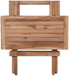 House Nordic Összecsukható Teakfa Kisasztal