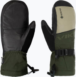 Viking Mănuși de schi pentru bărbați Viking Hudson Gore-Tex Mitten olive/beige