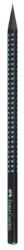Faber-Castell Creion grafic, B, triunghiular, FABER-CASTELL, "Sparkle Midnight", negru/albastru