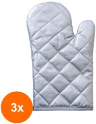 Z-tools Set 3 x Manusa de Bucatarie, Marime Universala, Gri (LIZ-3xZLN-DSY1066)