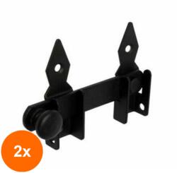 Ideal Feroluc Set 2 x Zavor Model Wogo 120, 120x20, Finisaj Negru (EDI-2xIFR-17757)