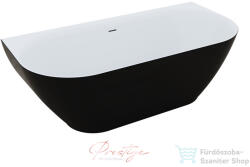 M-Acryl Rose 168x82 cm matt fekete/fehér (12597)