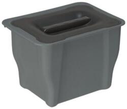 Ideal Feroluc Cos Gunoi Suspendat Model Joker, 5 L, Finisaj Antracit (IFR-17738) Cos de gunoi