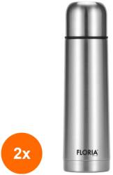 Zilan Set 2 x Termos din Inox, Capac cu Functie de Pahar, Capacitate 500 ml (LIZ-2xZLN-ZLN0712)