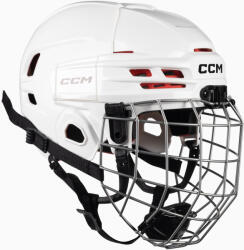 CCM Cască de hochei pentru copii CCM Tacks 70 Combo JR white