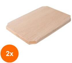Zilan Set 2 x Tocator de Bucatarie, din Lemn de Fag, 30 x 20 x 2 cm (LIZ-2xZLN-4776) Tocator