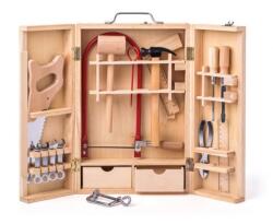 Woodyland Instrumente din lemn Woody într-o cutie de lemn - mare (OLP102191931) Set bricolaj copii