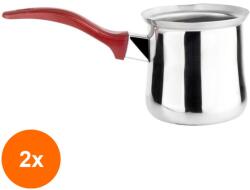 Zilan Set 2 x Ibric din Inox, 650 ml Coada Ebonita Nr. 5 (LIZ-2xZLN-ZLN0667)