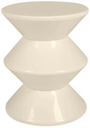 King Home TURN Geometrikus Polipropilén Kisasztal Bézs