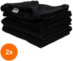 Prima Set 2 x 6 Prosoape Baie, Prima, Bumbac 100%, 50x90cm, 600G/M2, Negre (TEV-2xVTR-1352-50x90-NGR-6) Prosop