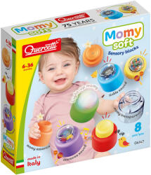 Quercetti Quercetti: Momy Soft 8 db-os szenzoros puha építőkocka szett fénnyel és hanggal (4147Q) - jatekshop