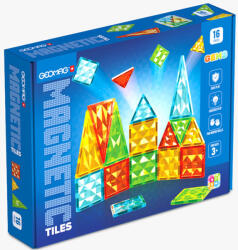 Geomag Geomag: Magnetic Tiles Gems mágneses építőkocka 16db-os szett (241009-12813) - jatekshop