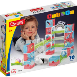 Quercetti Quercetti: Cuboga 70 db-os golyópálya építőszett (6516Q) - jatekshop