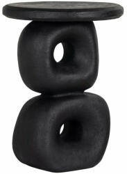 Richmond Richmond Everlee Műgyanta Kisasztal Fekete Organikus Dizájn