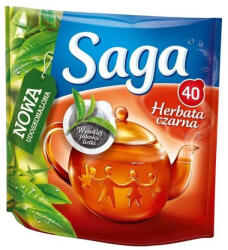 Saga Fekete Tea Filteres 40db