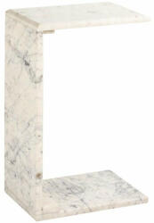 Richmond Tovek Márvány Kisasztal Fehér
