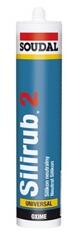 Soudal Silirub 2 neutrális szilikon transzparens 300ml (102384)