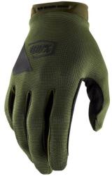  100% RIDECAMP motokrossz kesztyű zöld