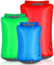 Lifeventure Vízálló táska szett 5 l, 10 l, 25 l, vegyes színekben