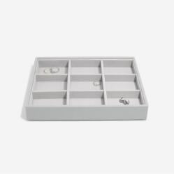 Stackers Szürke pebble classic 9 fakkos ékszertálca 75705