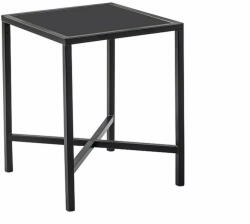 Signal Osaka Négyzetes Edzett Üveg Dohányzóasztal Fekete