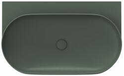 RAVAK XJX08080000 Yard 80 kerámiamosdó Grey Green, túlfolyó furat nélkül (XJX08080000)