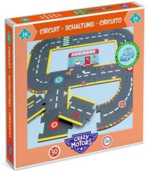 DJECO Crazy Motors Giant City Circuit - Városi autópálya óriás puzzle (DJ05498)