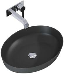 AREZZO design design pultra ültethető mosdó RIKA 52x40 matt antracit - AR-145004 (AR-145004)