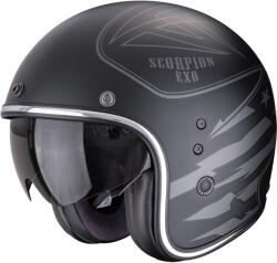 Scorpion Cască Motocicletă Scorpion Belfast Dawg Open Face Negru Mat-Argintiu (SCRP78-540-159)