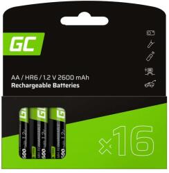 Green Cell Green Cell akkumulátor újratölthető elem 16x AA HR6 2600mAh (GC-36623)