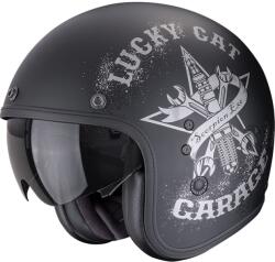 Scorpion Cască Motocicletă Scorpion Belfast Hangar Negru Mat-Argintiu (SCRP78-541-159)