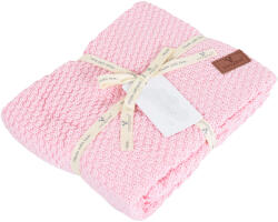 Cangaroo Popcorn kötött takaró díszdobozban (80x100 cm) - Rózsaszín - babylion