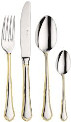 Pintinox Set de tacâmuri de masă SETTECENTO GOLD FILET, set de 24 buc, argintiu / auriu, Pintinox (PIN2059S091) Tacam